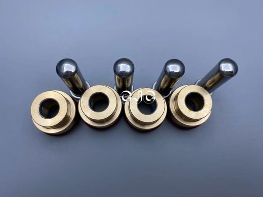 Material hidráulico de prata de Valve Pusher Copper NBR do piloto para a máquina escavadora