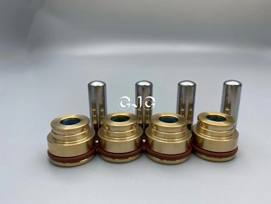 Material hidráulico de prata de Valve Pusher Copper NBR do piloto para a máquina escavadora