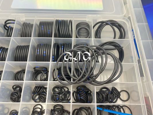 Kobelco FPM Anel-O foca Kit, jogo impermeável do cilindro hidráulico de SBR
