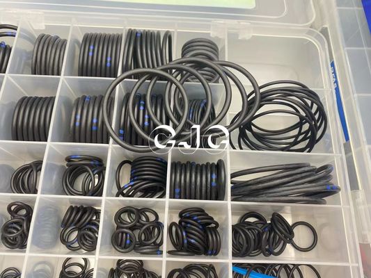 Jogos do selo do cilindro do elevador hidráulico de resistência térmica para o material de borracha de Kobelco EPDM