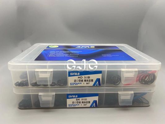 Jogos do selo do cilindro do elevador hidráulico de resistência térmica para o material de borracha de Kobelco EPDM