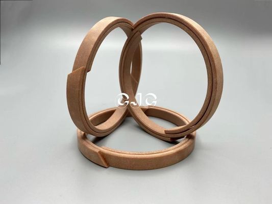Material hidráulico do anel 07156-01112 PTFE do guia da resistência de desgaste para a máquina escavadora EC460B
