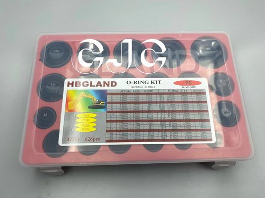 Costa hidráulica O Ring Kit Box de KOMATSU O Ring Seal Kit Excavator NBR 90