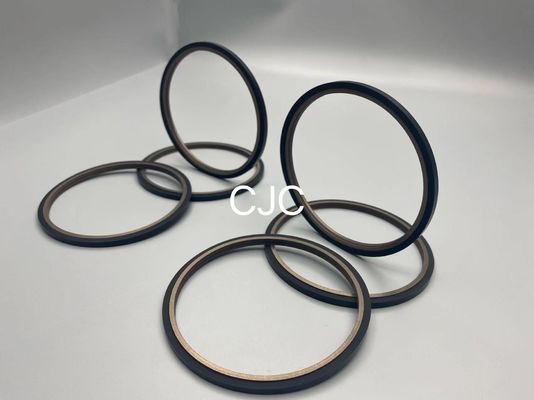 Máquina escavadora Hydraulic Bronze Piston Rod Seals Oil Resistance de SPN PTFE